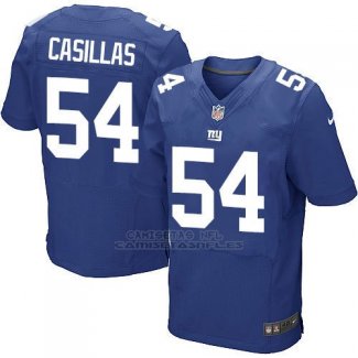Camiseta New York Giants Casillas Azul Nike Elite NFL Hombre