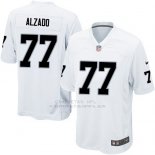 Camiseta Oakland Raiders Alzado Blanco Nike Game NFL Nino