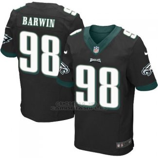 Camiseta Philadelphia Eagles Barwin Negro Nike Elite NFL Hombre