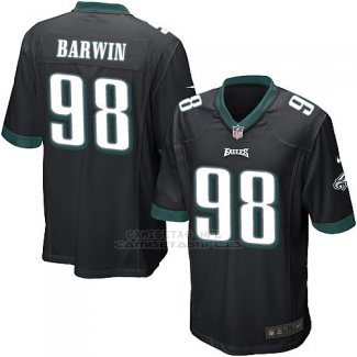 Camiseta Philadelphia Eagles Barwin Negro Nike Game NFL Nino