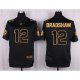 Camiseta Pittsburgh Steelers Bradshaw Negro Nike Elite Pro Line Gold NFL Hombre