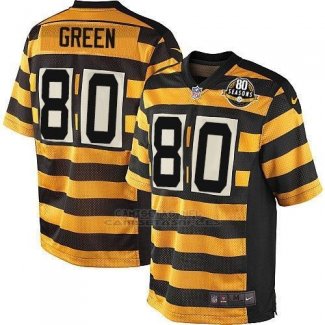 Camiseta Pittsburgh Steelers Green Amarillo Nike Game NFL Hombre