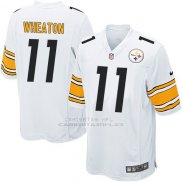 Camiseta Pittsburgh Steelers Wheaton Blanco Nike Game NFL Nino