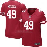 Camiseta San Francisco 49ers Miller Rojo Nike Game NFL Mujer