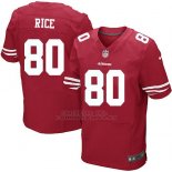 Camiseta San Francisco 49ers Rice Rojo Nike Elite NFL Hombre