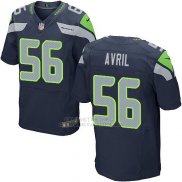 Camiseta Seattle Seahawks Avril Profundo Azul Nike Elite NFL Hombre