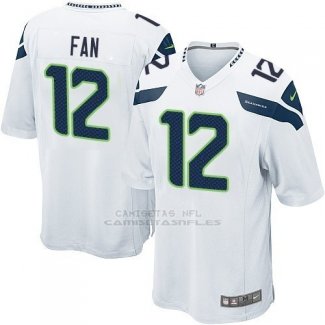 Camiseta Seattle Seahawks Fan Blanco Nike Game NFL Hombre