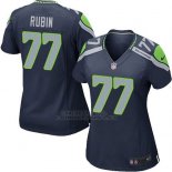 Camiseta Seattle Seahawks Rubin Azul Oscuro Nike Game NFL Mujer