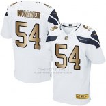 Camiseta Seattle Seahawks Wagner Blanco Nike Gold Elite NFL Hombre