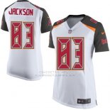 Camiseta Tampa Bay Buccaneers Jackson Blanco Nike Game NFL Mujer