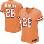 Camiseta Tampa Bay Buccaneers Robinson Naranja Nike Game NFL Mujer