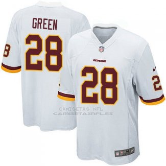 Camiseta Washington Commanders Green Blanco Nike Game NFL Hombre