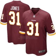 Camiseta Washington Commanders Jones Rojo Nike Game NFL Marron Hombre