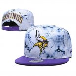 Gorra Minnesota Vikings 9FIFTY Snapback Blanco Violeta