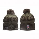 Gorro Beanie Las Vegas Raiders New Era Verde Militar