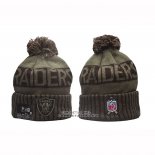 Gorro Beanie Las Vegas Raiders New Era Verde Militar
