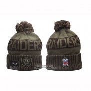 Gorro Beanie Las Vegas Raiders New Era Verde Militar