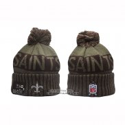 Gorro Beanie New Orleans Saints New Era Verde Militar