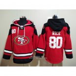 Sudaderas con Capucha San Francisco 49ers Jreey Rice Rojo