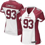 Camiseta Arizona Cardinals Campbell Blanco Rojo Nike Game NFL Mujer