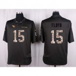 Camiseta Arizona Cardinals Floyd Apagado Gris Nike Anthracite Salute To Service NFL Hombre