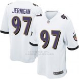 Camiseta Baltimore Ravens Jernigan Blanco Nike Game NFL Nino