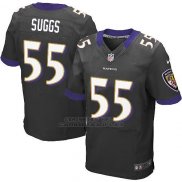 Camiseta Baltimore Ravens Suggs Negro Nike Elite NFL Hombre