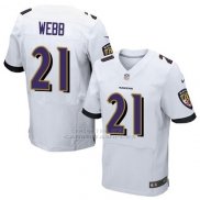 Camiseta Baltimore Ravens Webb Blanco Nike Elite NFL Hombre