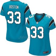 Camiseta Carolina Panthers Boston Lago Azul Nike Game NFL Mujer