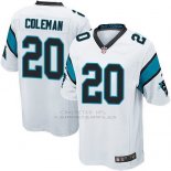 Camiseta Carolina Panthers Coleman Blanco Nike Game NFL Hombre