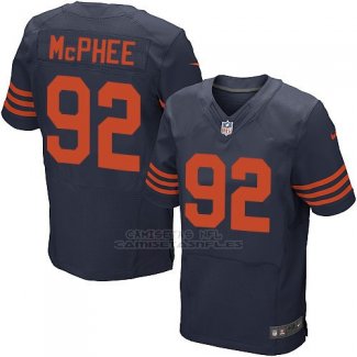 Camiseta Chicago Bears Mcphee Apagado Azul Nike Elite NFL Hombre