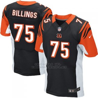 Camiseta Cincinnati Bengals Billings Negro 2016 Nike Elite NFL Hombre