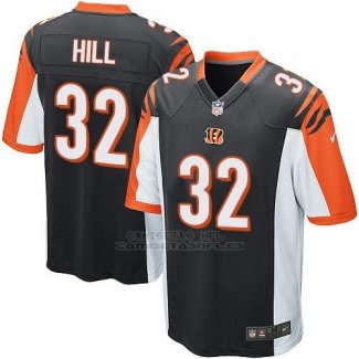 Camiseta Cincinnati Bengals Hill Negro Nike Game NFL Nino