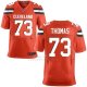 Camiseta Cleveland Browns Thomas Rojo Nike Elite NFL Hombre