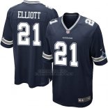 Camiseta Dallas Cowboys Elliott Negro Nike Game NFL Nino