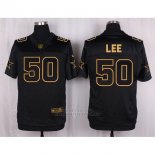 Camiseta Dallas Cowboys Lee Negro Nike Elite Pro Line Gold NFL Hombre