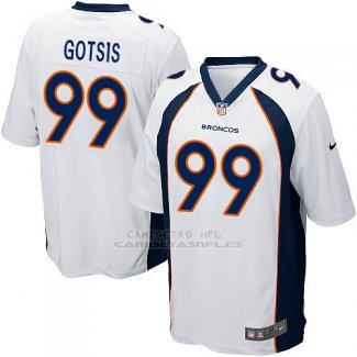 Camiseta Denver Broncos Gotsis Blanco Nike Game NFL Nino