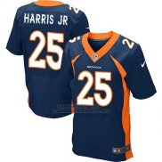Camiseta Denver Broncos Harris Jr Azul Nike Elite NFL Hombre