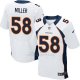 Camiseta Denver Broncos Miller Blanco Nike Elite NFL Hombre