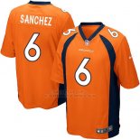 Camiseta Denver Broncos Sanchez Naranja Nike Game NFL Nino