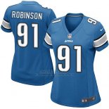 Camiseta Detroit Lions Robinson Azul Nike Game NFL Mujer