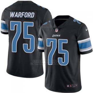Camiseta Detroit Lions Warford Negro Nike Legend NFL Hombre