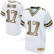Camiseta Green Bay Packers Adams Blanco Nike Gold Elite NFL Hombre
