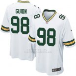 Camiseta Green Bay Packers Guion Blanco Nike Game NFL Hombre Camiseta Green Bay Packers Guion Blanco Nike Game NFL Hombre