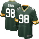 Camiseta Green Bay Packers Guion Verde Militar Nike Game NFL Nino