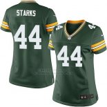 Camiseta Green Bay Packers Starks Verde Militar Nike Game NFL Mujer