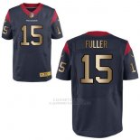 Camiseta Houston Texans Fuller Profundo Azul Nike Gold Elite NFL Hombre