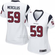 Camiseta Houston Texans Mercilus Blanco Nike Game NFL Mujer