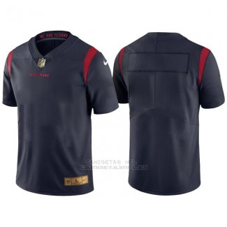 Camiseta Houston Texans Profundo Azul Nike Gold Legend NFL Hombre