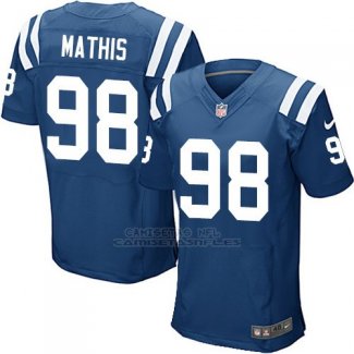 Camiseta Indianapolis Colts Mathis Azul Nike Elite NFL Hombre